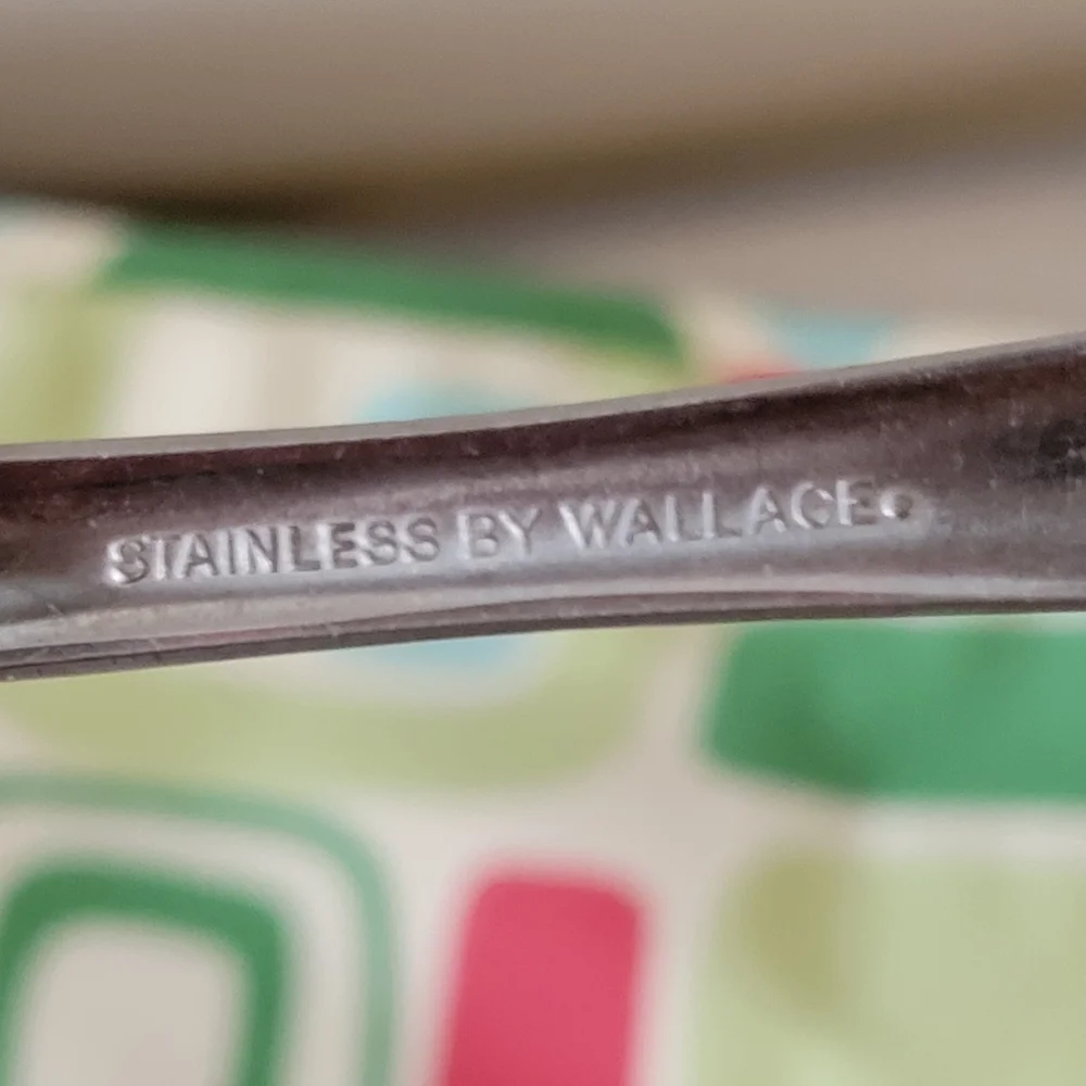Atomic Northern Star Spoons (4)~ Stainless by Wallace ~ Vintage ~ Retro ~ 1960s?